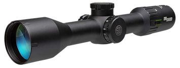 Sig Sauer Electro-Optics SOW63114 Whiskey6 Black 3-18x 44mm 30mm Tube Quadplex Reticle Features Locking Turrets