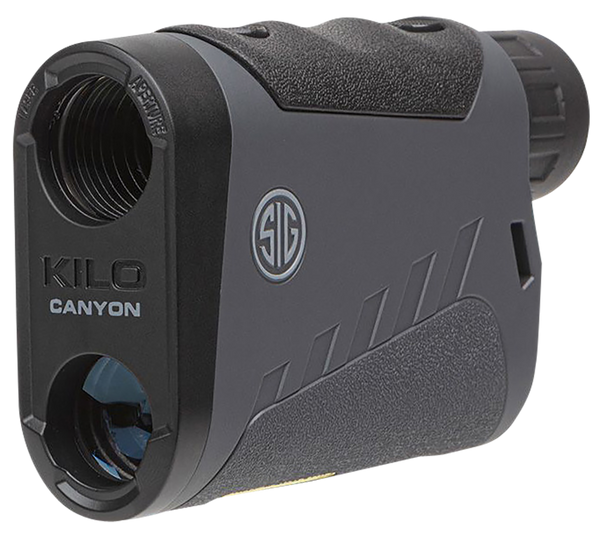 Sig Sauer Electro-Optics SOKCN606 Kilo Canyon Monocular Laser Rangefinder Black/Gray Black Rubber Armor 6x22mm 3000 yds Max Distance LED Display