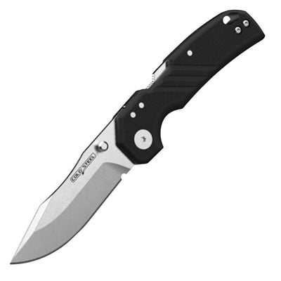 Cold Steel CSFL30DPLCS35 Engage  3" Folding Clip Point Plain Satin S35VN SS Blade/4.11" Black G10 Handle Includes Belt Clip