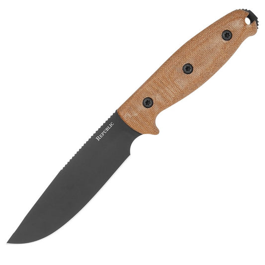 Cold Steel CSFX50FLD Field Survival Knife 5" Fixed Plain CPM S30V SS Blade/ 5" Natural Linen Canvas Micarta Handle Includes Sheath