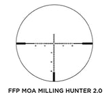 Sig Sauer Electro-Optics SOW44001 Whiskey4 Black 4-16x44mm 30mm Tube MOA Milling Hunter 2.0 Reticle