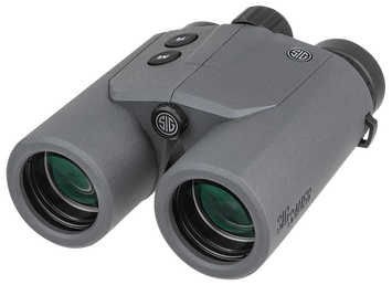 Sig Sauer Electro-Optics SOKCN101 Kilo Canyon Binocular Rangefinder Black Rubber Armor 10x 42mm 1200 yds Max Distance LED Display