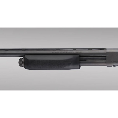 Hogue 08712 OverMolded Combo Kit Black Synthetic with Forend for Remington 870