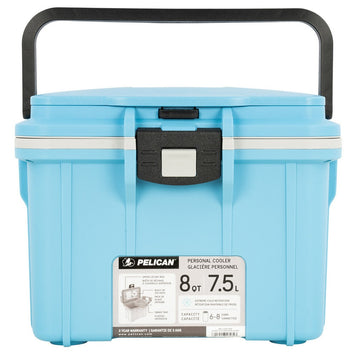 Pelican 8Q1CLBLUGRY Personal Cooler Elite Blue/Gray 8 QT