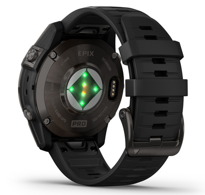 Garmin 0100280310 epix Pro Gen 2 Sapphire Edition GPS/Smart Features 32GB Memory, Black, Band Size 47mm, Compatible w/ iPhone/Android