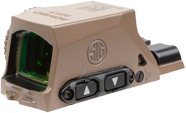 Sig Sauer Electro-Optics SORM1700 Romeo-M17 Coyote Tan 1 x 24 mm 2 MOA Red Dot/32 MOA Circle Multi Reticle