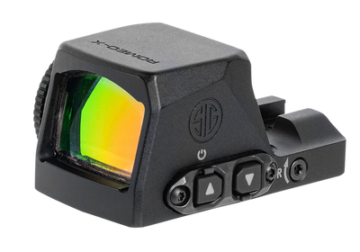 Sig Sauer Electro-Optics SORX1000 Romeo-X Pro Black Anodized 1 x 24 mm 2 MOA Red Dot/32 MOA Circle Multi Reticle