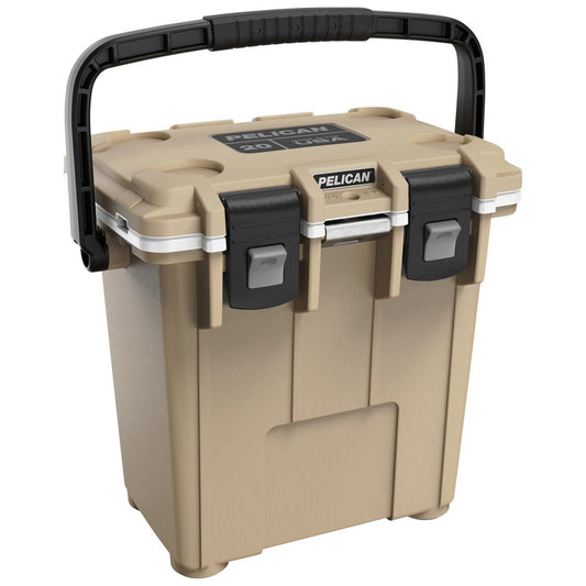 PELICAN 20Q-1-TANWHT 20QT ELITE COOLER TAN/WHT