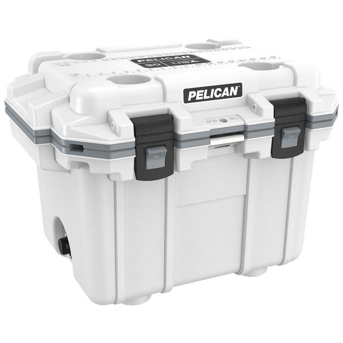 PELICAN 30Q-1-WHTGRY 30QT ELITE COOLER WHT/GRY