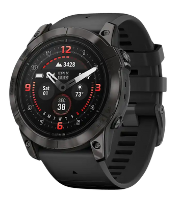 Garmin 0100280400 epix Pro Gen 2 Sapphire Edition GPS/Smart Features 32GB Memory, Carbon Gray, Size 51mm, Compatible w/ iPhone/Android