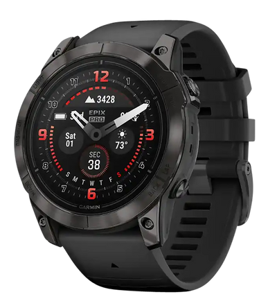 Garmin 0100280400 epix Pro Gen 2 Sapphire Edition GPS/Smart Features 32GB Memory, Carbon Gray, Size 51mm, Compatible w/ iPhone/Android