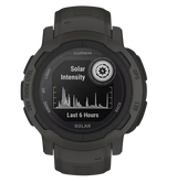 Garmin 0100262710 Instinct 2 Solar Standard GPS/Smart Features 32MB Memory Graphite Size 45mm Compatible w/iPhone/Android