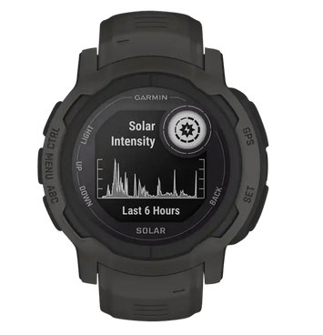 Garmin 0100262710 Instinct 2 Solar Standard GPS/Smart Features 32MB Memory Graphite Size 45mm Compatible w/iPhone/Android
