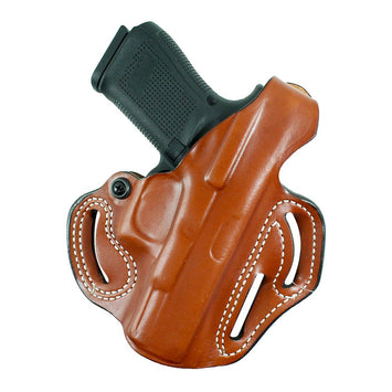 DeSantis Gunhide 001TA2XZ0 Thumb Break Scabbard OWB Tan Leather Belt Slide Fits Sig P365-XMACRO Right Hand