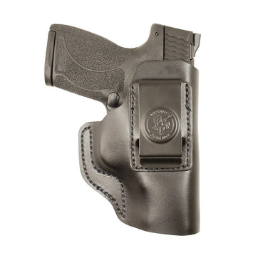 DeSantis Gunhide 031BA8JZ0 Insider  IWB Black Leather Belt Clip Fits Sig P365 Right Hand