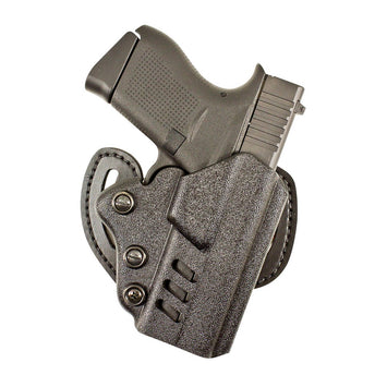 DeSantis Gunhide 042KAB2Z0 Facilitator  OWB Black Kydex Belt Slide Fits Glock 17/17 Gen5/22/31/47 Right Hand