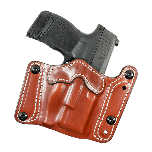 DeSantis Gunhide 194TJ2WZ0 Variable 194  OWB Tan Leather Fits Springfield Hellcat Pro Belt Clip Mount Ambidextrous