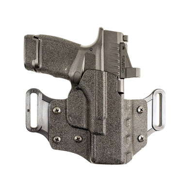 DeSantis Gunhide 195KA3WZ0 Veiled Partner  OWB Black Kydex Belt Slide Fits Glock 19/19 G5/19X/23/32/45 Right Hand