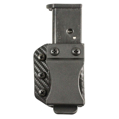 DeSantis Gunhide A100KJYYZ Persuader Mag Pouch  IWB/OWB Black Kydex Belt Clip Compatible w/ Glock 43 Ambidextrous