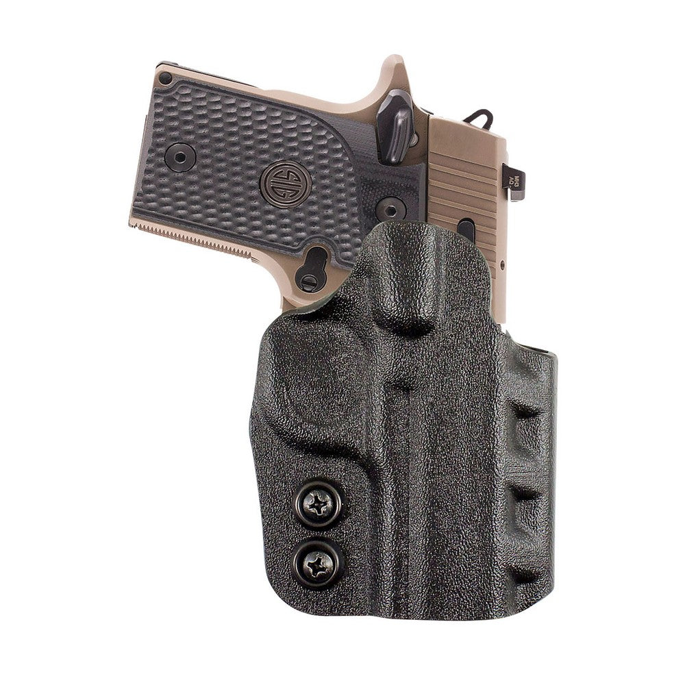 DeSantis Gunhide D94KA1RZ0 Cazzuto  OWB Black Kydex Paddle Fits S&W M&P 9 Shield EZ Right Hand