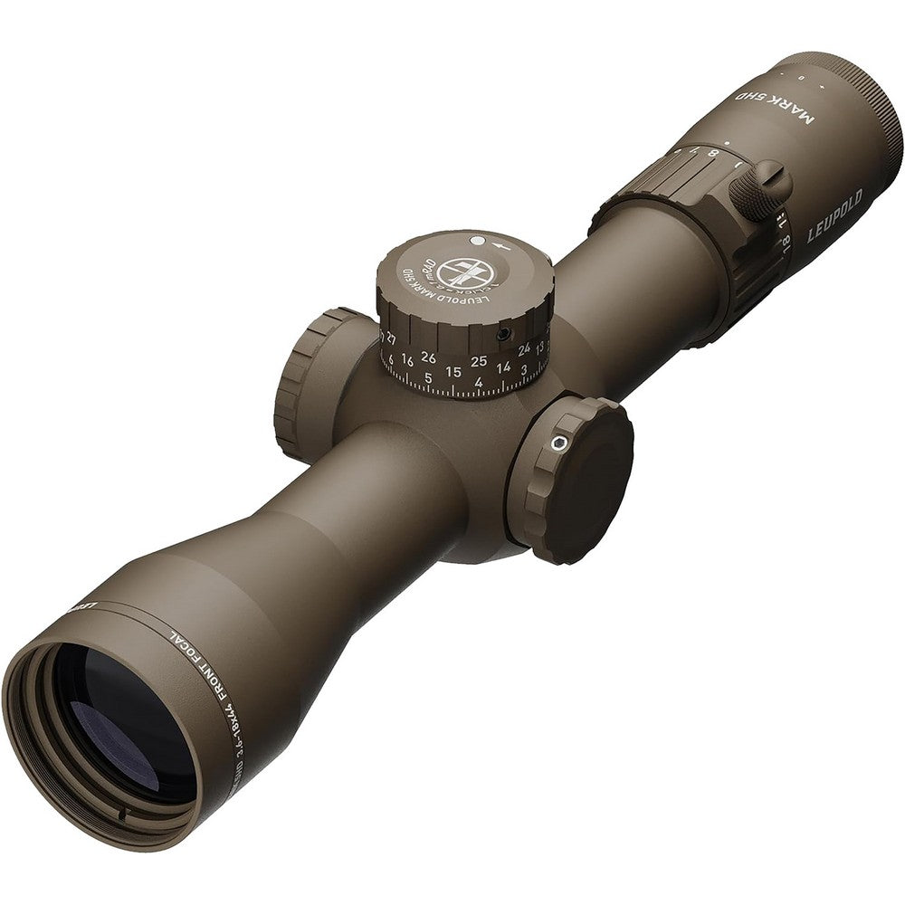 Leupold 185068 Mark 5HD  Flat Dark Earth 3.6-18x44mm, 35mm Tube, FFP PR2 MIL Reticle