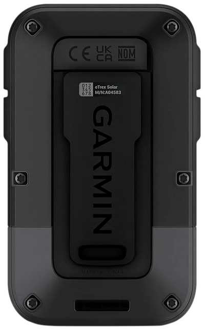 Garmin 0100278200 eTrex Solar GPS/Smart Features, 28MB Memory Black 2.20" Transflective/Monochrome Display, Compatible w/Garmin Explore App