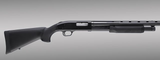 Hogue 05012 OverMolded Combo Kit Black Synthetic with Forend for Mossberg 500