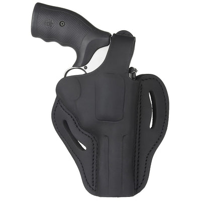 1791 Gunleather RVHX2SBLR RVHX-2  OWB Size 02 Stealth Black Leather Fits Up to 4" Barrel, K/L-Frame, Belt Slide Right Hand