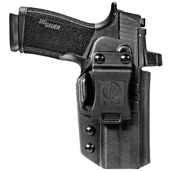 1791 Gunleather TACIWBP365XMBLKR Tactical  IWB Black Kydex Compatible w/ P365-X MACRO Belt Clip Right Hand