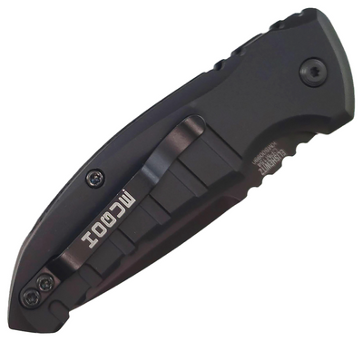 Hogue 24116 A01 2.75" Folding Drop Point Plain Black Cerakote 154CM SS Blade/Matte Black Aluminum Handle