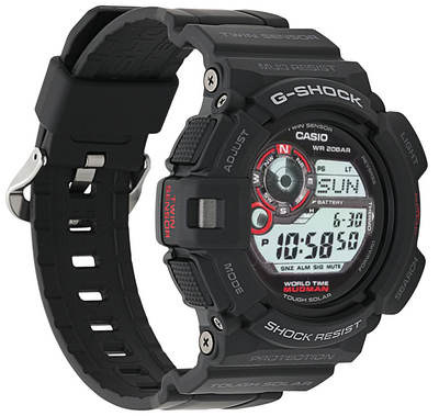 G-Shock G93001 Casio Mudman Black Digital Display
