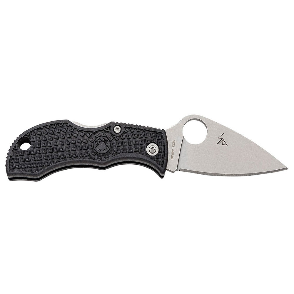 Spyderco MBKLFP Manbug  1.90" Stonewashed VG-10 SS Blade/ Black Textured FRN Handle