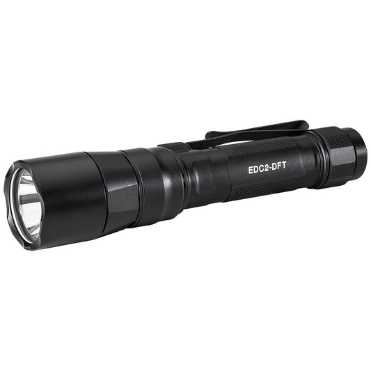 SureFire EDC2DFTBK  Everyday Carry Series Black Anodized 25/600/700 Lumens  White LED