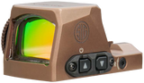 Sig Sauer Electro-Optics SORX1002 Romeo-X Pro Flat Dark Earth 1 x 24 mm 2 MOA Red Dot/32 MOA Circle