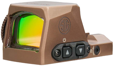 Sig Sauer Electro-Optics SORX1002 Romeo-X Pro Flat Dark Earth 1 x 24 mm 2 MOA Red Dot/32 MOA Circle