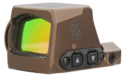 Sig Sauer Electro-Optics SORX1202 Romeo-X Compact Flat Dark Earth 1 x 24 mm 2 MOA Red Dot/32 MOA Circle Multi Reticle