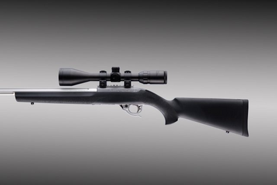 Hogue 22010 OverMolded Rifle Stock Aluminum Pillar Bedded Black Synthetic for Ruger 10/22 with .920 Diameter Barrel