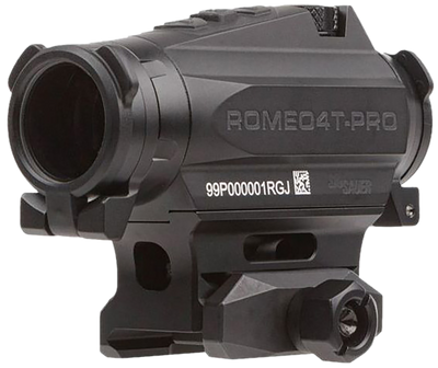 Sig Sauer Electro-Optics SOR44101 Romeo4T Pro Black 1 x 20 mm 2 MOA Red Quad Ballistic Dot/65 MOA Circle