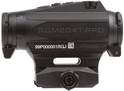 Sig Sauer Electro-Optics SOR44101 Romeo4T Pro Black 1 x 20 mm 2 MOA Red Quad Ballistic Dot/65 MOA Circle