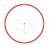 Sig Sauer Electro-Optics SOR81001 Romeo8H Black 1 x 38 mm 2 MOA Red Ballistic Dot/65 MOA Circle Multi Reticle