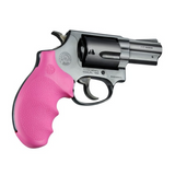 Hogue 67007 OverMolded Monogrip Cobblestone Pink Rubber with Finger Grooves for Taurus 85