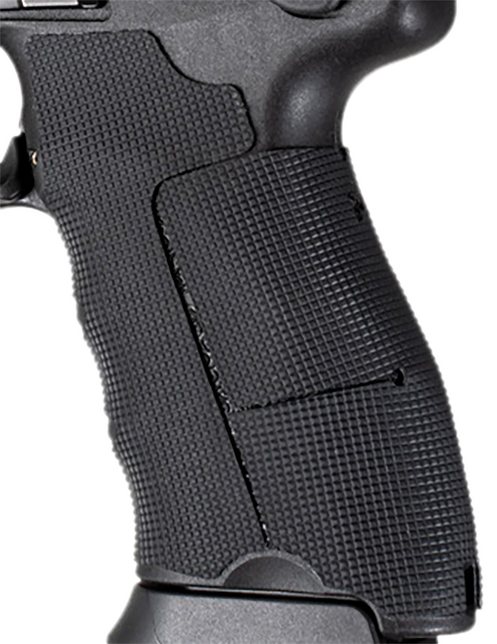 Hogue 17948 Wrapter Black Rubber Fits H&K 45