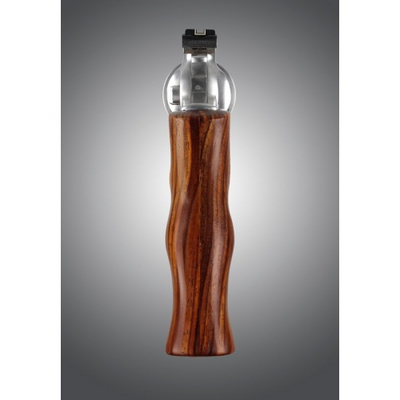 Hogue 80800 Fancy Hardwood Brown Cocobolo Hardwood with Finger Grooves for Ruger GP100, Super Redhawk