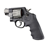 Hogue 19022 Conversion Grip Pistol Grip w/ Finger Grooves Black Overmolded Rubber Fits S&W K/L/N/X/Z Frame