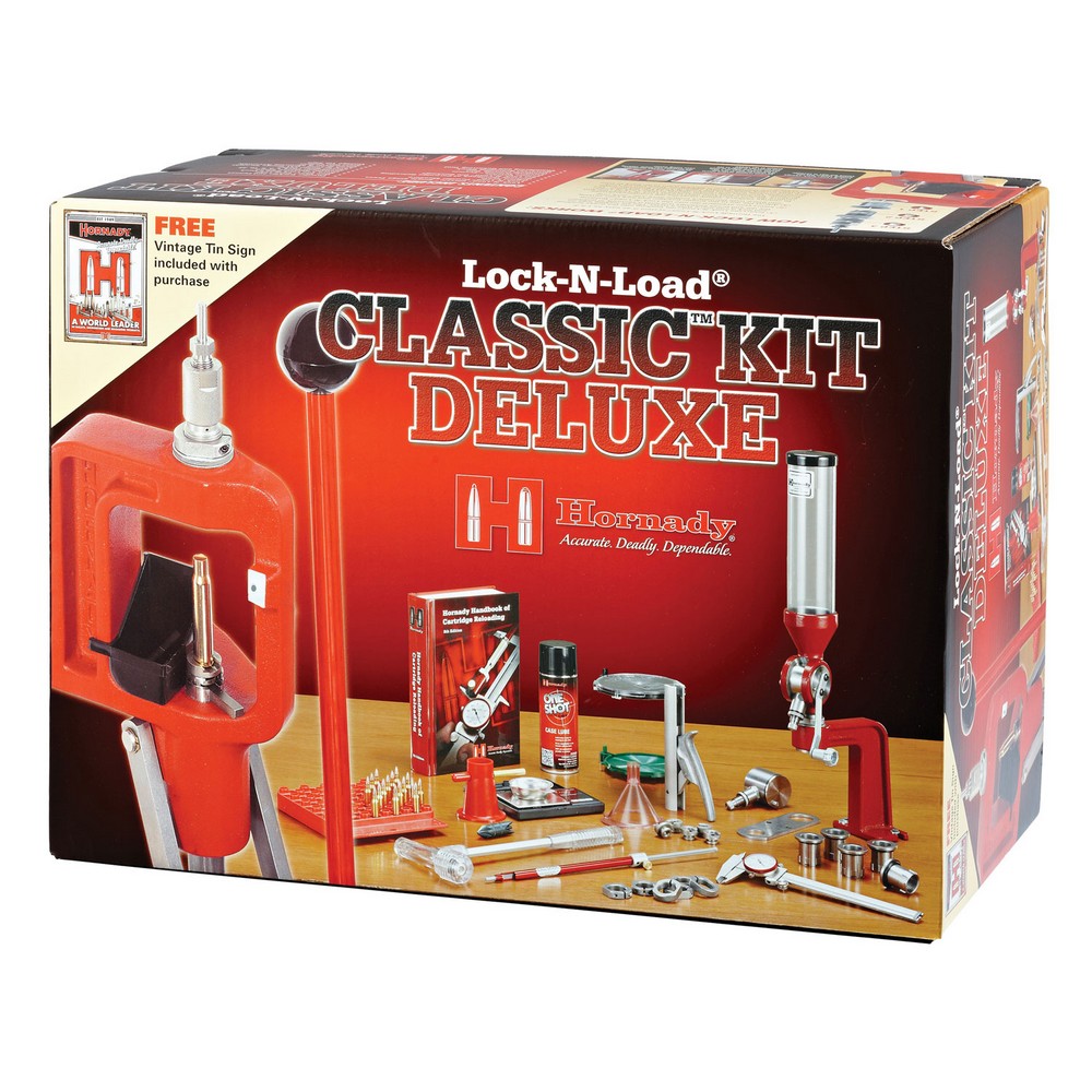 Hornady 085010 Lock-N-Load Classic Deluxe Kit Cast Iron Hard Plastic