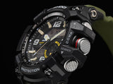 G-shock GG10001A3 G-Shock Tactical MudMaster Keep Time Green Size 145-215mm Features Digital Compass