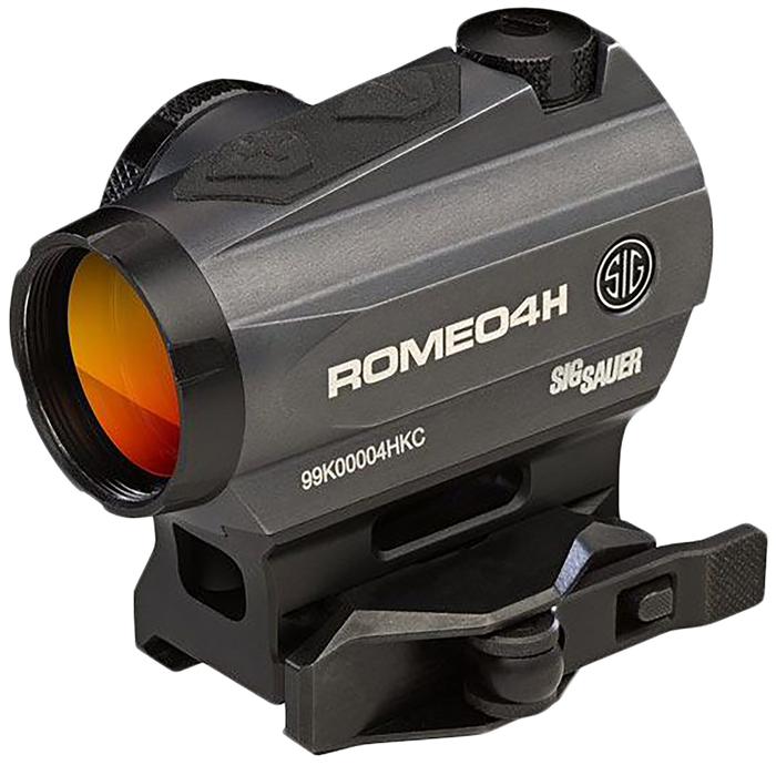 Sig Sauer Electro-Optics SOR43011 Romeo4H Graphite 1 x 20 mm 2 MOA Red Ballistic Dot/65 MOA Circle