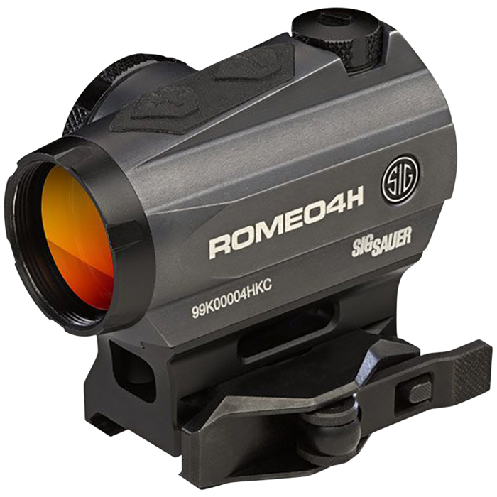 Sig Sauer Electro-Optics SOR43012 Romeo4H Graphite 1 x 20 mm 1 MOA Red Ballistic Circle Quadraplex/65 MOA Circle