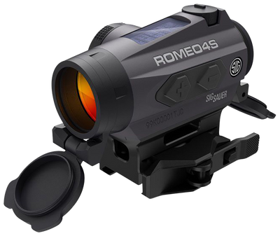 Sig Sauer Electro-Optics SOR43022 Romeo4S Graphite 1 x 20 mm 1 MOA Red Ballistic Circle Quadplex/65 MOA Circle