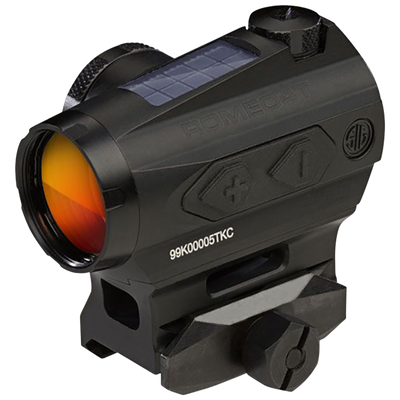 Sig Sauer Electro-Optics SOR43031 Romeo4T Black Anodized 1 x 20 mm 2 MOA Red Ballistic Dot/65 MOA Circle